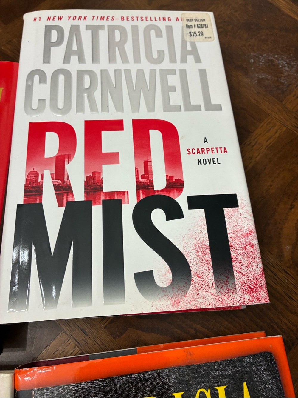 "Red Mist" Hardcover Novel - White, Red, Black